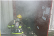 Firefighter with Smoke